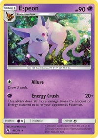 Espeon (89/214) (Cosmos Holo) (Blister Exclusive) [Sun & Moon: Lost Thunder] | Exor Games Summserside