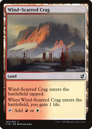 Wind-Scarred Crag [Commander 2019] | Exor Games Summserside