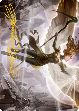 Sigarda's Splendor Art Card (Gold-Stamped Signature) [Innistrad: Midnight Hunt Art Series] | Exor Games Summserside