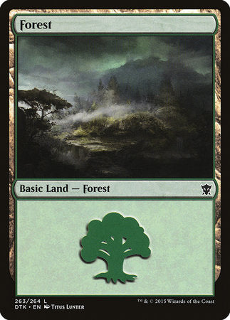 Forest (263) [Dragons of Tarkir] | Exor Games Summserside