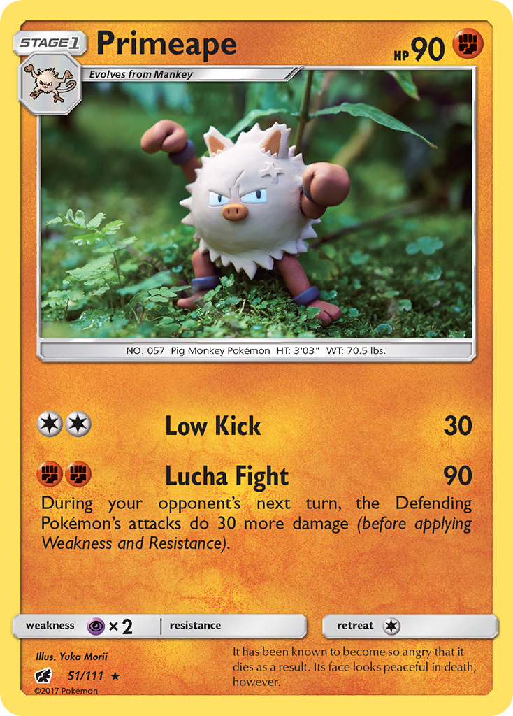 Primeape (51/111) [Sun & Moon: Crimson Invasion] | Exor Games Summserside