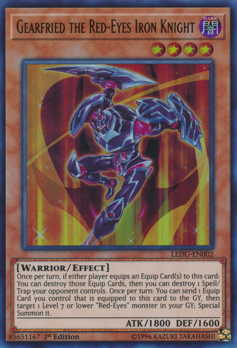 Gearfried the Red-Eyes Iron Knight [LEDU-EN002] Ultra Rare | Exor Games Summserside