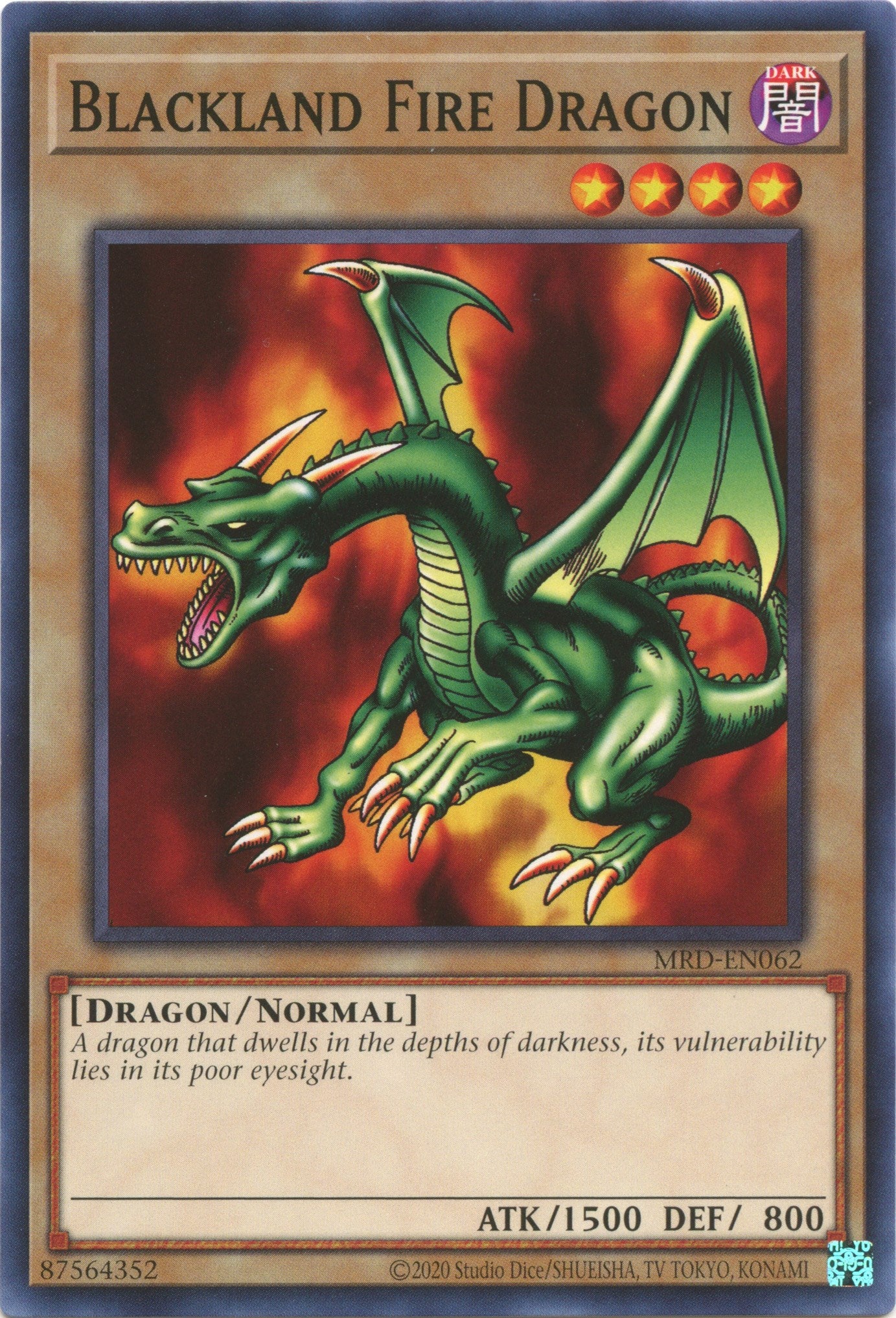 Blackland Fire Dragon (25th Anniversary) [MRD-EN062] Common | Exor Games Summserside