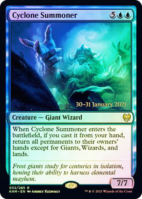 Cyclone Summoner  [Kaldheim Prerelease Promos] | Exor Games Summserside