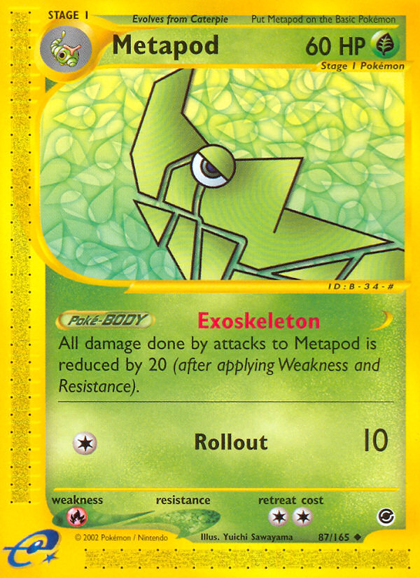 Metapod (87/165) [Expedition: Base Set] | Exor Games Summserside