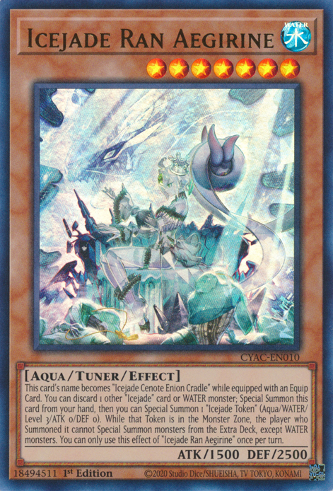 Icejade Ran Aegirine [CYAC-EN010] Ultra Rare | Exor Games Summserside