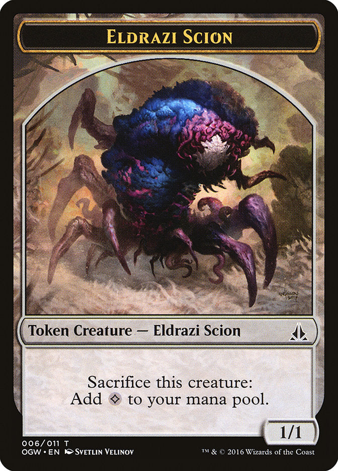 Eldrazi Scion (006/011) [Oath of the Gatewatch Tokens] | Exor Games Summserside