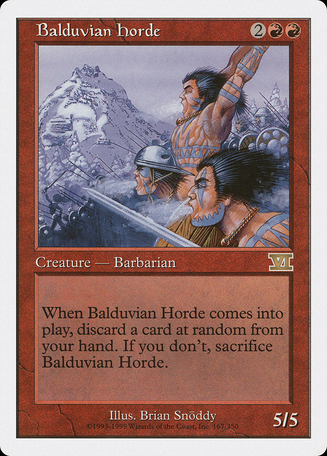 Balduvian Horde [Classic Sixth Edition] | Exor Games Summserside