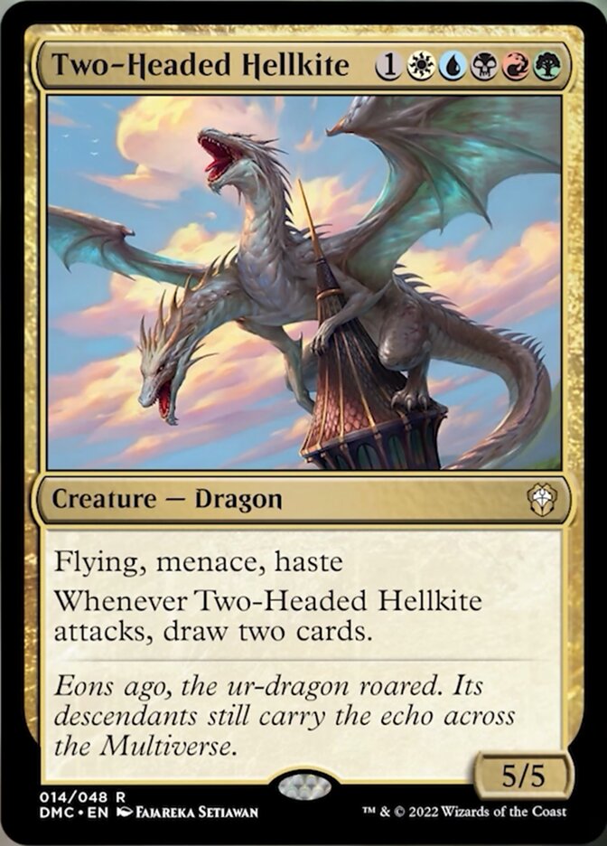 Two-Headed Hellkite [Dominaria United Commander] | Exor Games Summserside