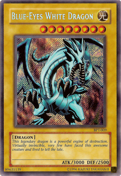 Blue-Eyes White Dragon [BPT-009] Secret Rare | Exor Games Summserside