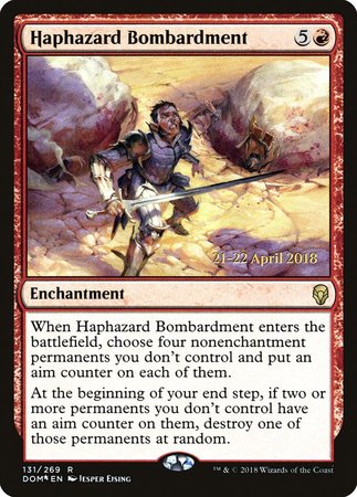 Haphazard Bombardment [Dominaria Promos] | Exor Games Summserside