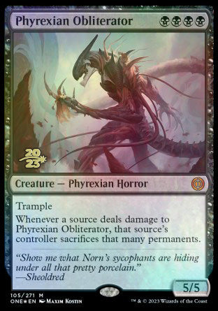 Phyrexian Obliterator [Phyrexia: All Will Be One Prerelease Promos] | Exor Games Summserside