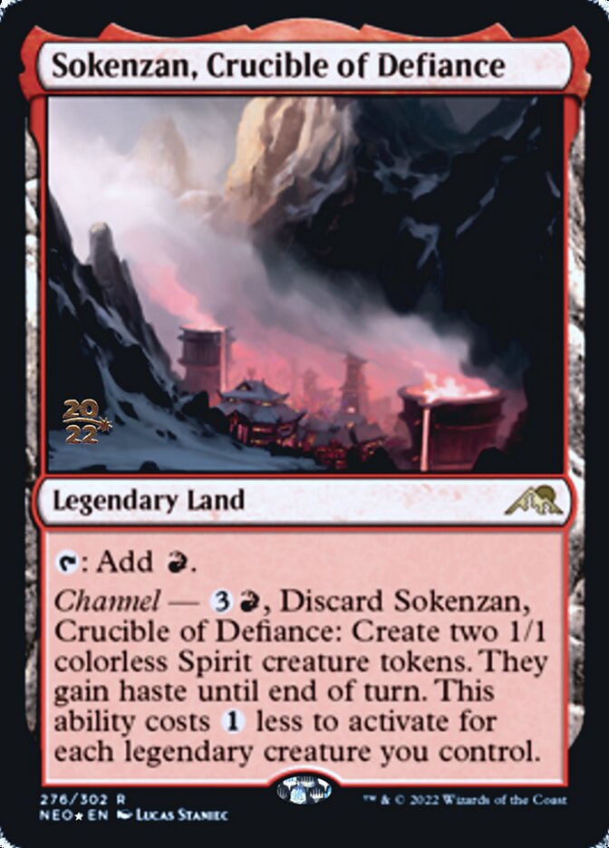 Sokenzan, Crucible of Defiance [Kamigawa: Neon Dynasty Prerelease Promos] | Exor Games Summserside