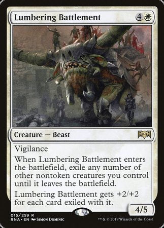 Lumbering Battlement [Ravnica Allegiance] | Exor Games Summserside