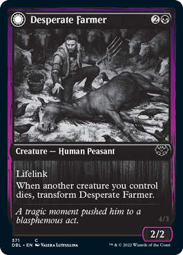 Desperate Farmer // Depraved Harvester [Innistrad: Double Feature] | Exor Games Summserside