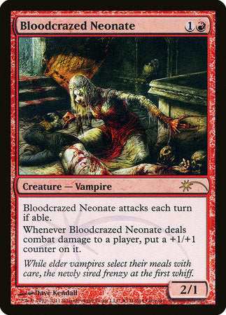 Bloodcrazed Neonate [Wizards Play Network 2011] | Exor Games Summserside