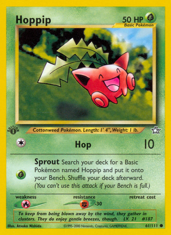 Hoppip (61/111) [Neo Genesis 1st Edition] | Exor Games Summserside