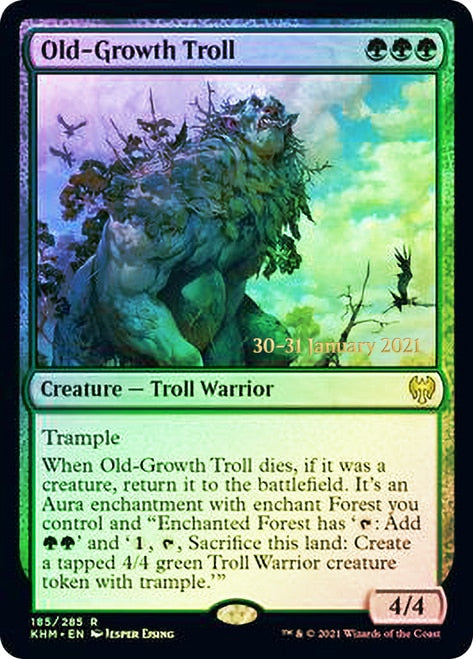 Old-Growth Troll  [Kaldheim Prerelease Promos] | Exor Games Summserside