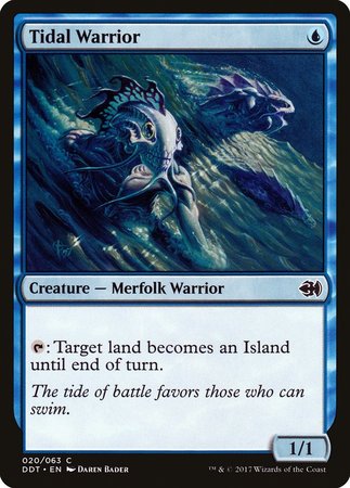 Tidal Warrior [Duel Decks: Merfolk vs. Goblins] | Exor Games Summserside