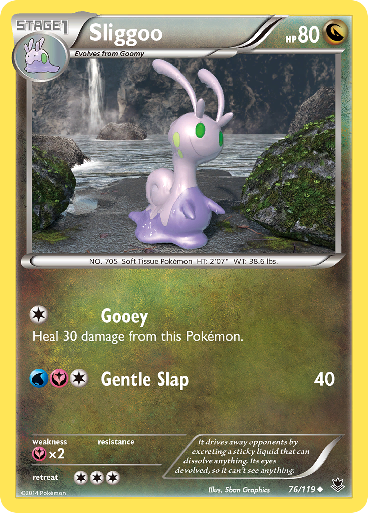 Sliggoo (76/119) [XY: Phantom Forces] | Exor Games Summserside