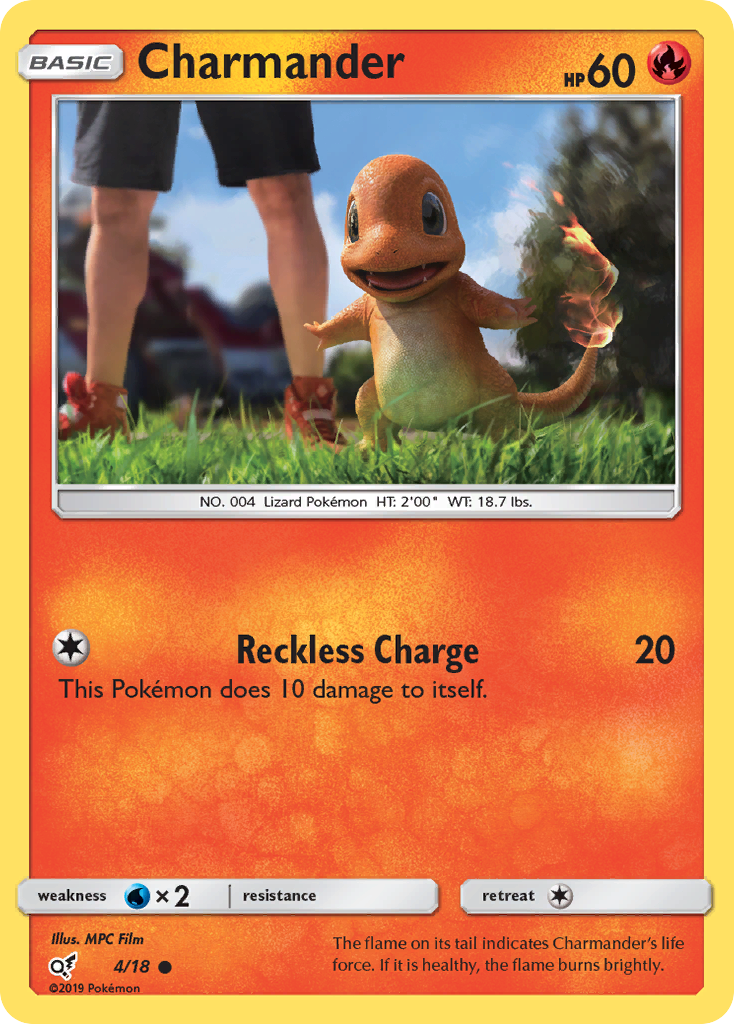 Charmander (4/18) [Sun & Moon: Detective Pikachu] | Exor Games Summserside