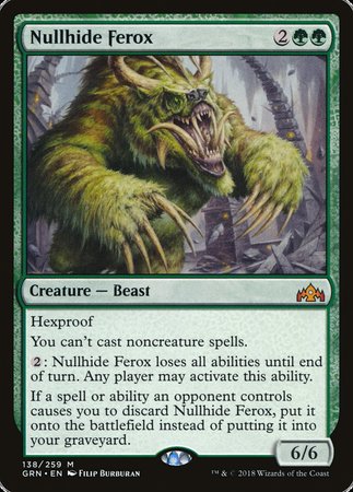 Nullhide Ferox [Guilds of Ravnica] | Exor Games Summserside