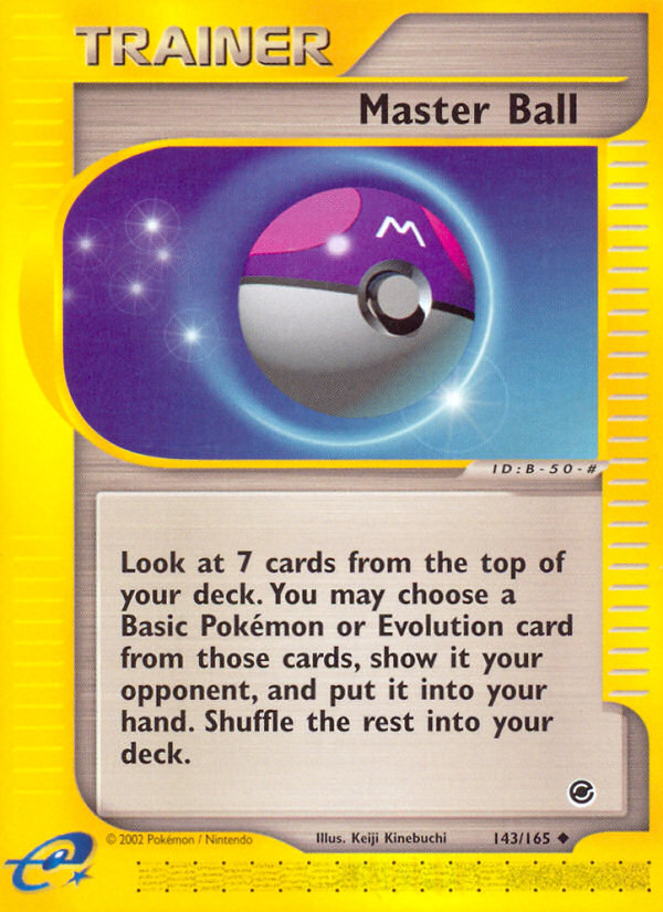 Master Ball (143/165) [Expedition: Base Set] | Exor Games Summserside