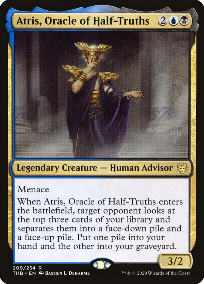 Atris, Oracle of Half-Truths (Promo Pack) [Theros Beyond Death Promos] | Exor Games Summserside