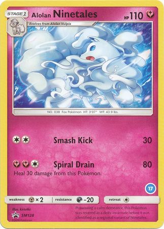 Alolan Ninetales (SM128) (Deck Exclusive #17) [Sun & Moon: Trainer Kit - Alolan Ninetales] | Exor Games Summserside