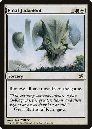 Final Judgment [Betrayers of Kamigawa] | Exor Games Summserside