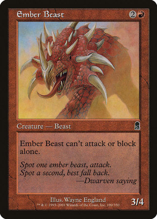 Ember Beast [Odyssey] | Exor Games Summserside