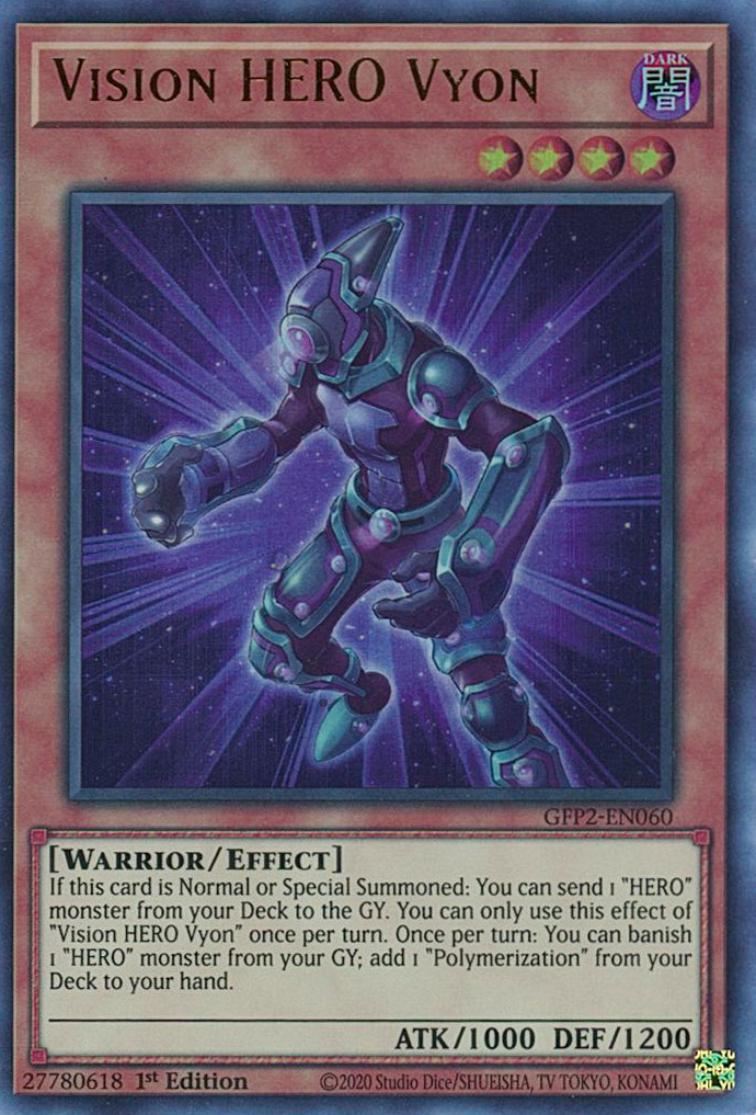 Vision HERO Vyon [GFP2-EN060] Ultra Rare | Exor Games Summserside