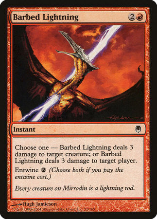 Barbed Lightning [Darksteel] | Exor Games Summserside
