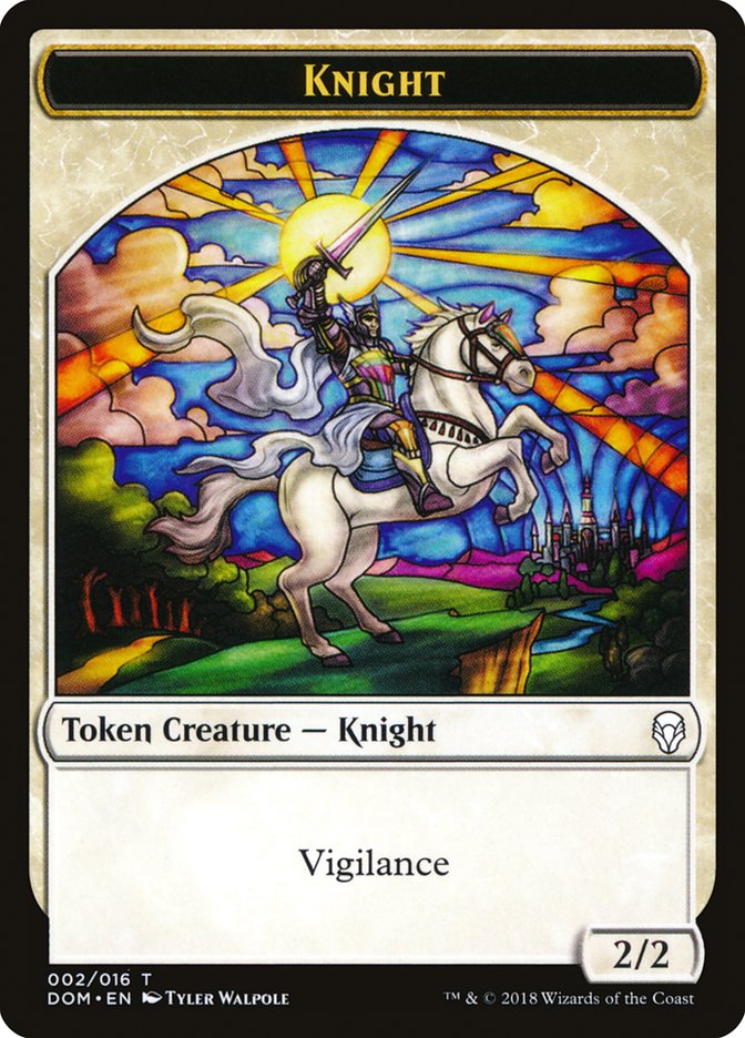 Knight (002/016) [Dominaria Tokens] | Exor Games Summserside