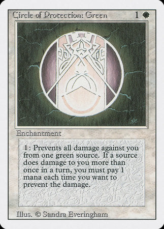 Circle of Protection: Green [Revised Edition] | Exor Games Summserside