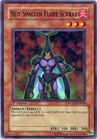 Neo-Spacian Flare Scarab [POTD-EN004] Super Rare | Exor Games Summserside