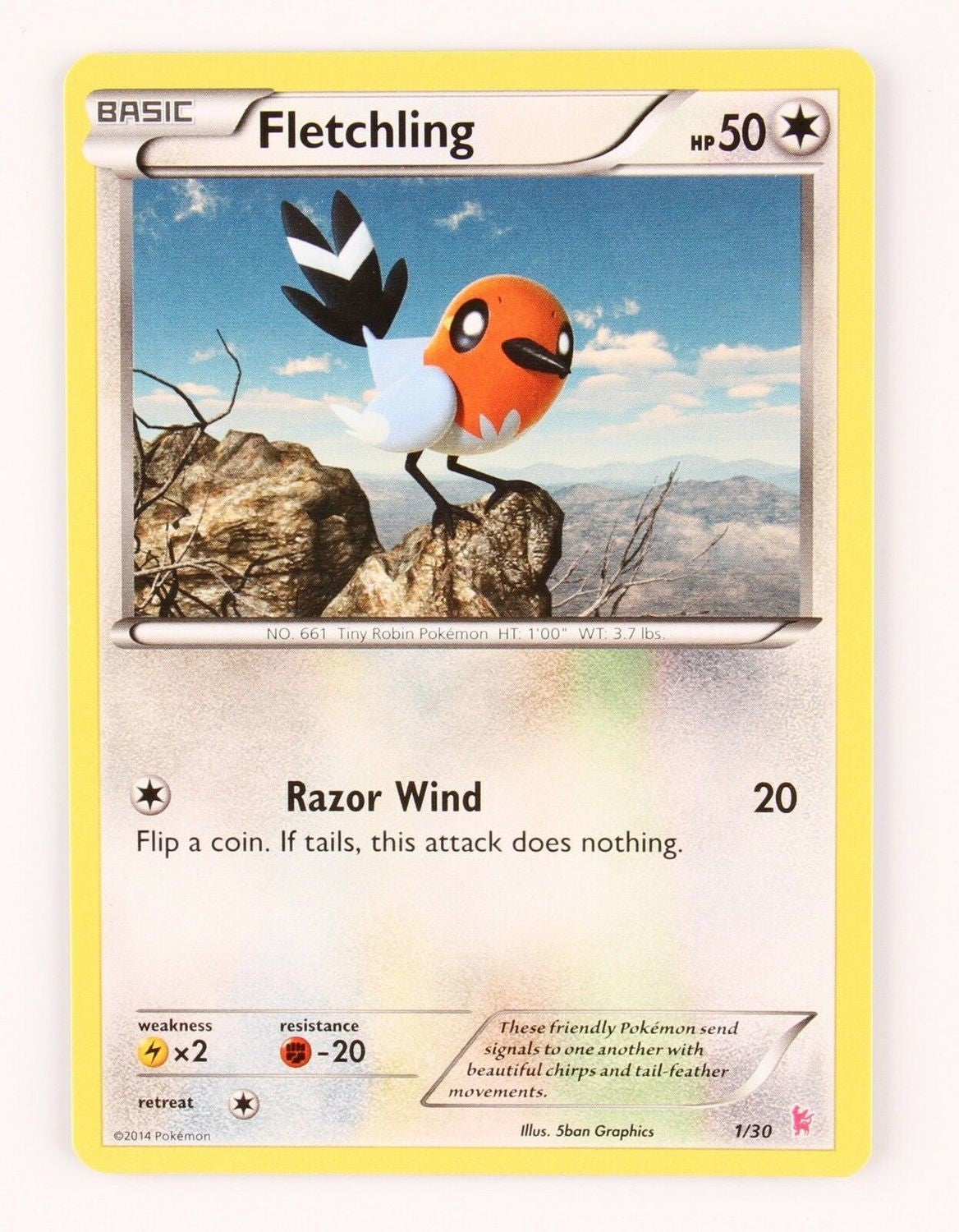 Fletchling (1/30) [XY: Trainer Kit - Sylveon] | Exor Games Summserside