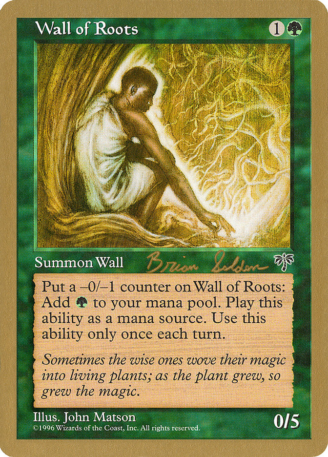 Wall of Roots (Brian Selden) [World Championship Decks 1998] | Exor Games Summserside