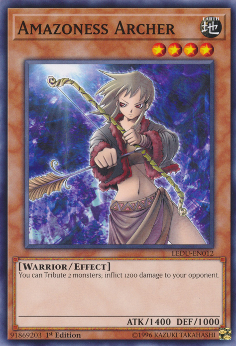 Amazoness Archer [LEDU-EN012] Common | Exor Games Summserside