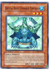 Crystal Beast Emerald Tortoise [FOTB-EN003] Common | Exor Games Summserside