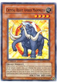 Crystal Beast Amber Mammoth [FOTB-EN005] Common | Exor Games Summserside