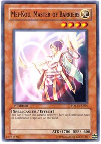 Mei-kou, Master of Barriers [FOTB-EN025] Common | Exor Games Summserside