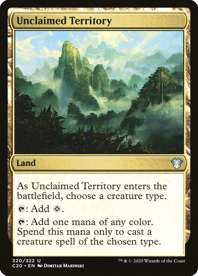 Unclaimed Territory [Commander 2020] | Exor Games Summserside