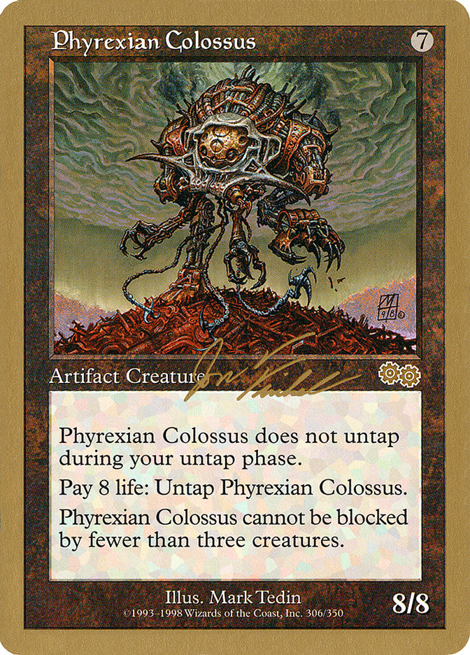 Phyrexian Colossus (Jon Finkel) [World Championship Decks 2000] | Exor Games Summserside