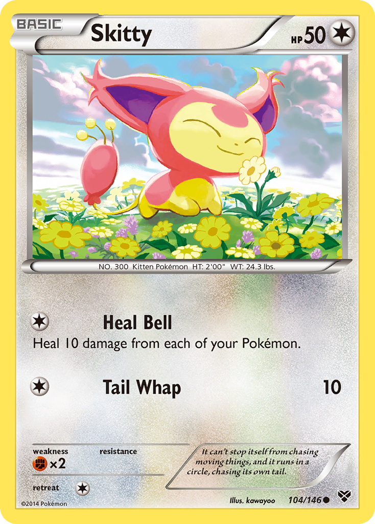 Skitty (104/146) [XY: Base Set] | Exor Games Summserside