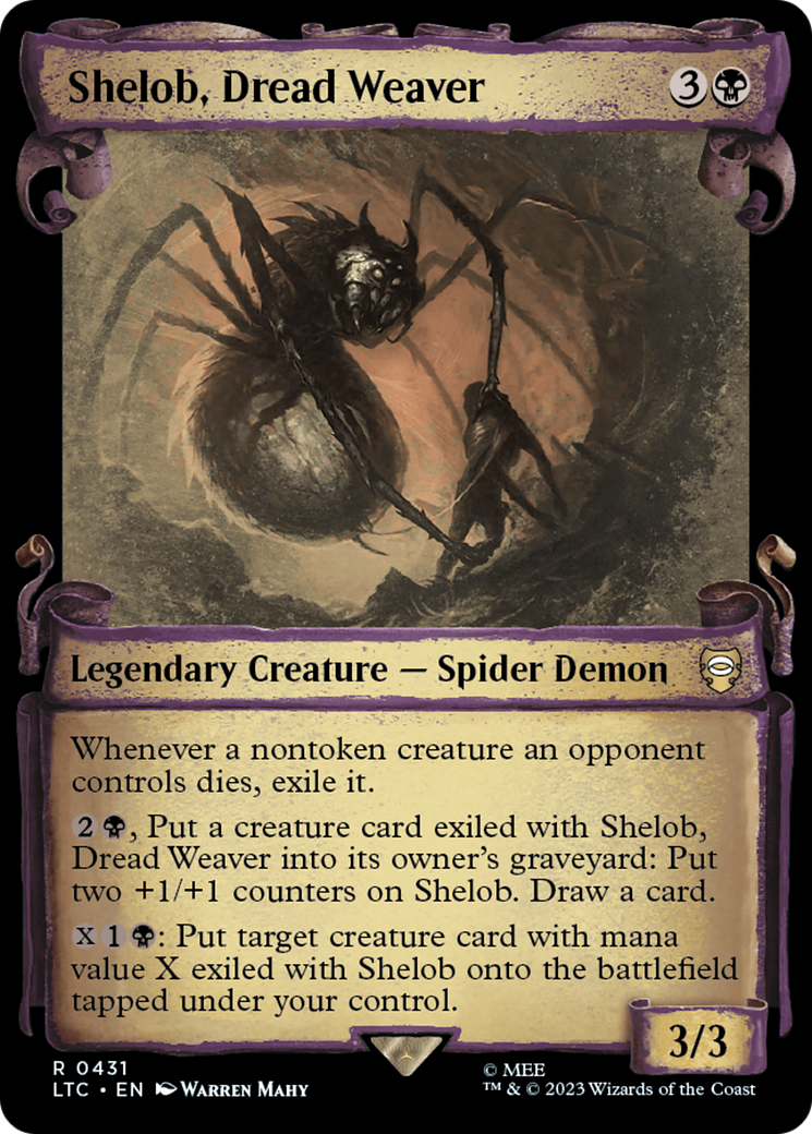 Shelob, Dread Weaver [The Lord of the Rings: Tales of Middle-Earth Commander Showcase Scrolls] | Exor Games Summserside