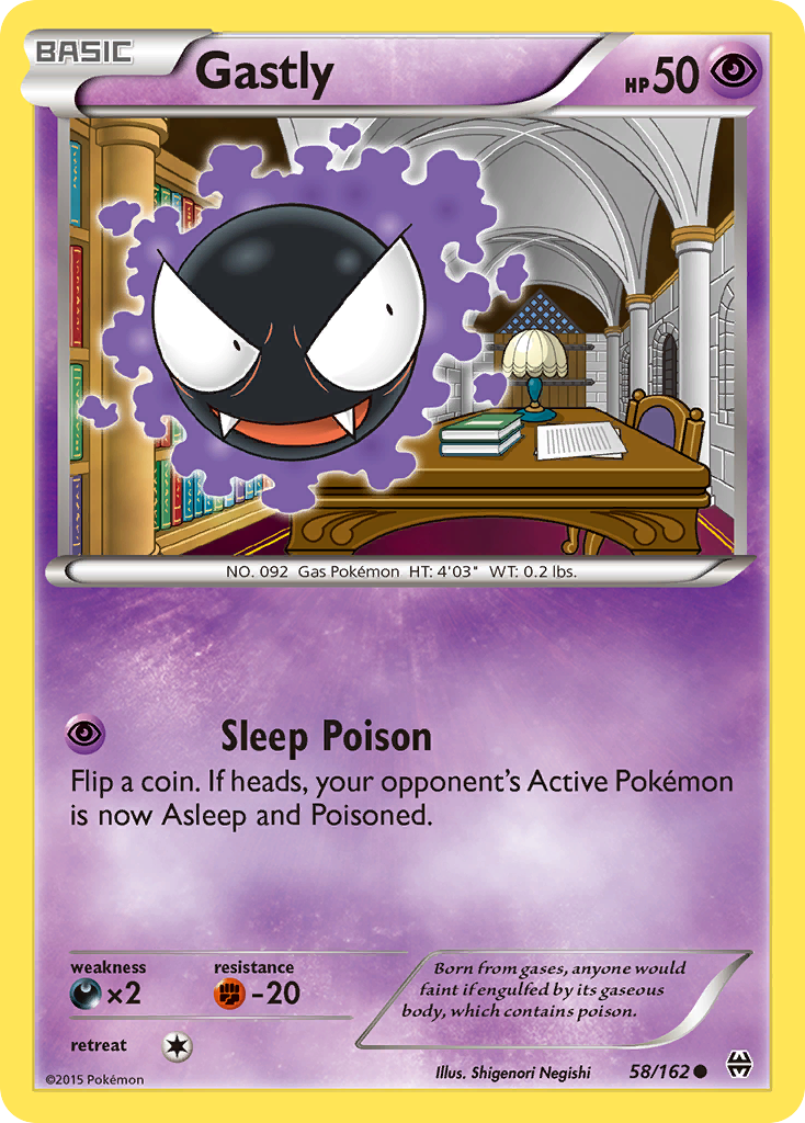 Gastly (58/162) [XY: BREAKthrough] | Exor Games Summserside