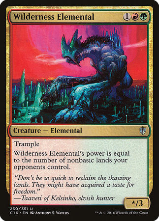 Wilderness Elemental [Commander 2016] | Exor Games Summserside