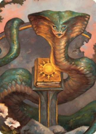 Guardian Naga Art Card [Commander Legends: Battle for Baldur's Gate Art Series] | Exor Games Summserside