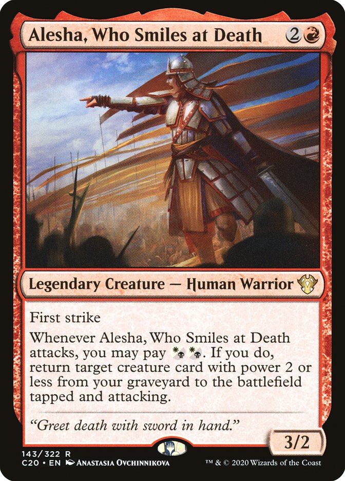 Alesha, Who Smiles at Death [Commander 2020] | Exor Games Summserside